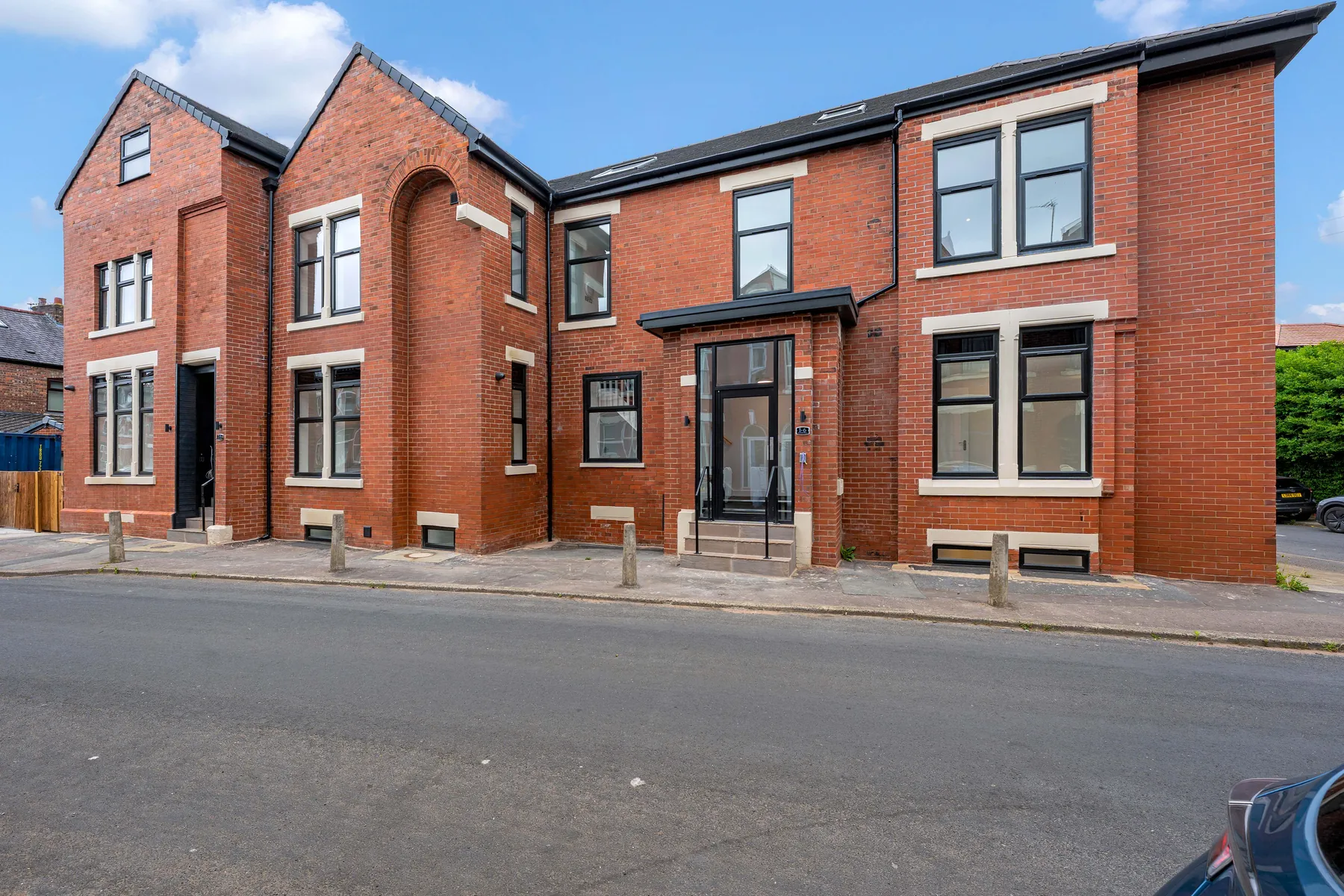 Completed window and door installation serving Salford